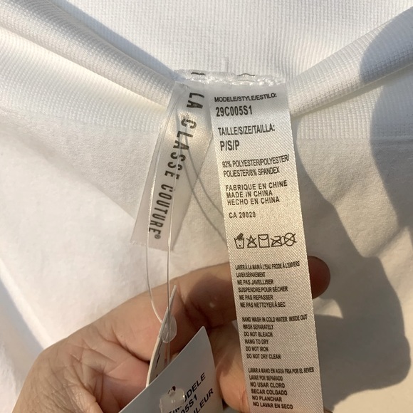 NWT| White Biker Shorts - Picture 4 of 5